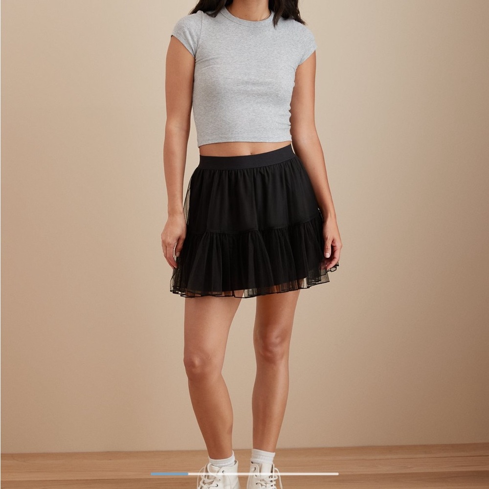 NWOT AE High-Waisted Tulle Mini Skirt - XXL